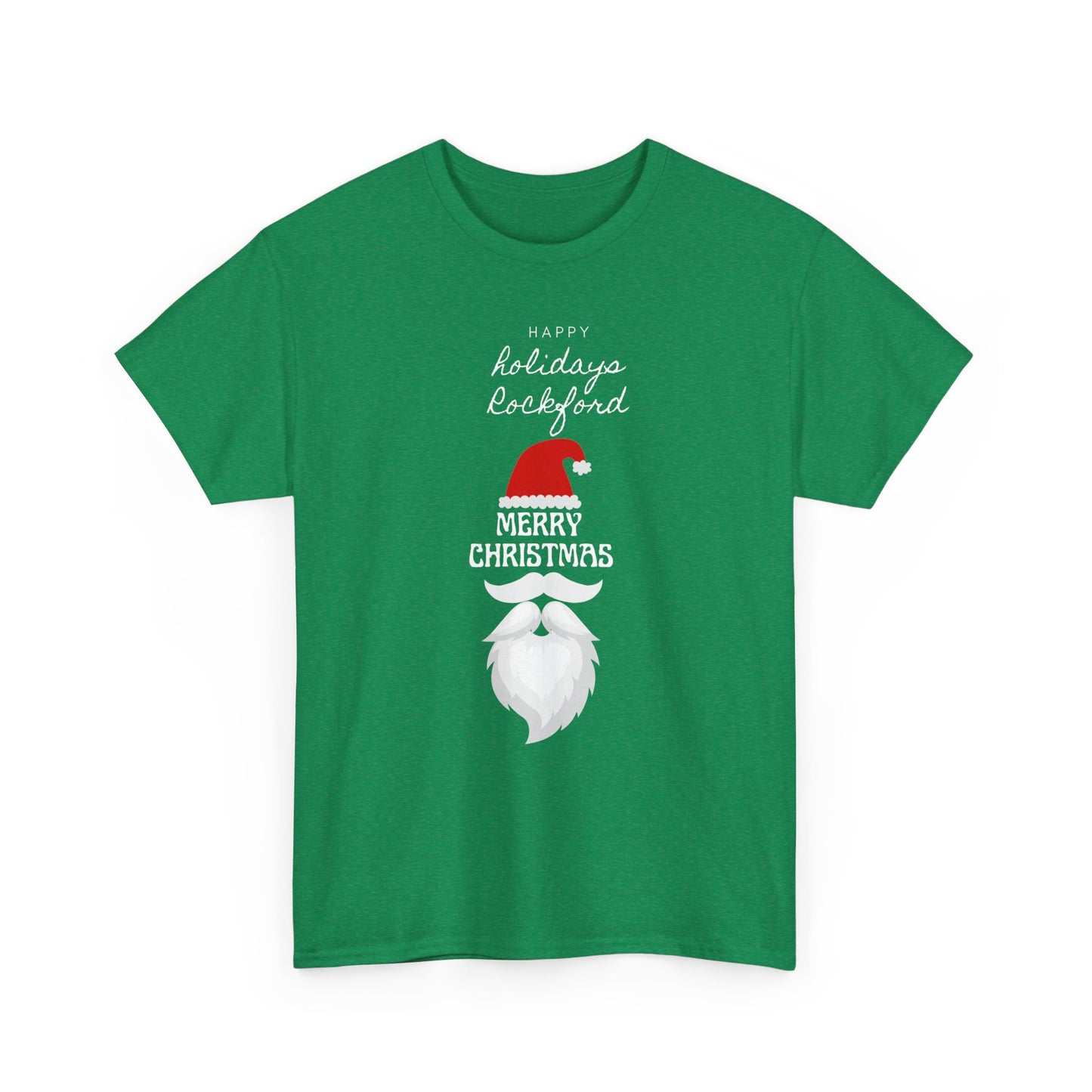 T-Shirt Happy Holidays Rockford Unisex Heavy Cotton Tee