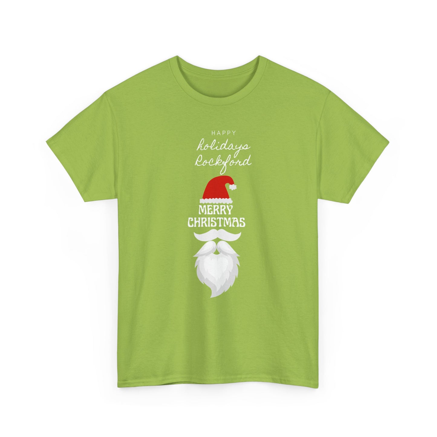 T-Shirt Happy Holidays Rockford Unisex Heavy Cotton Tee