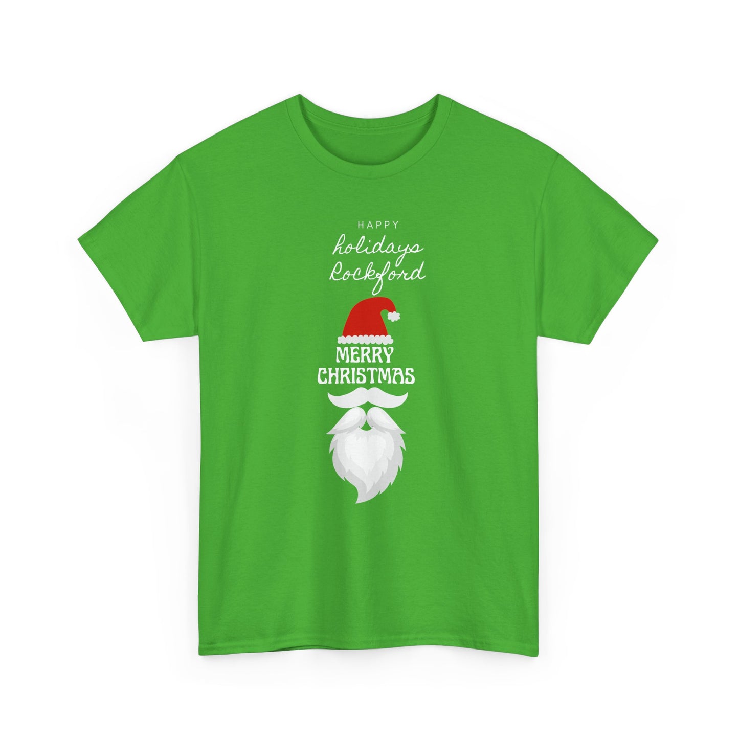 T-Shirt Happy Holidays Rockford Unisex Heavy Cotton Tee